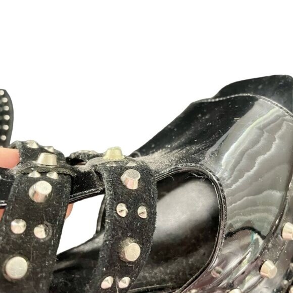 Bakers Elite Platform Black shoes with Studs size 6. - Picture 9 of 9